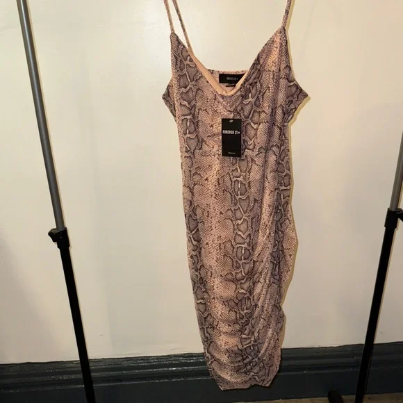 Forever 21 Snake Print Dress - Picture 1 of 6